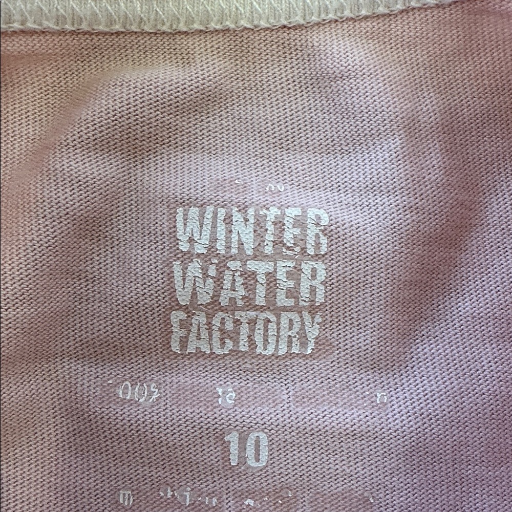 Winter Water Factory Pink Ringer Tee - Picture 2 of 3
